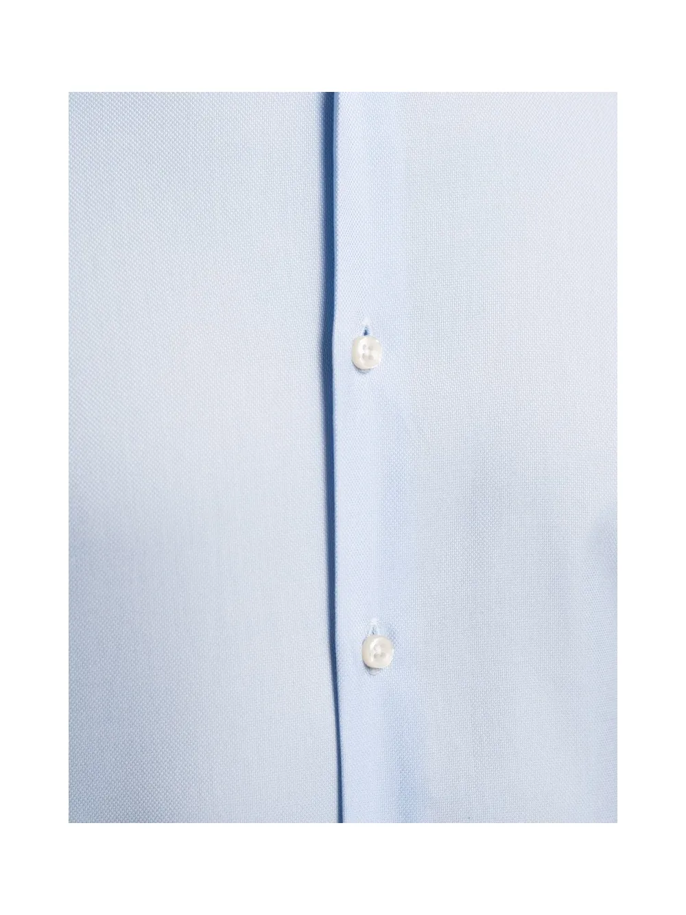 Camicia uomo tinta unita realizzata in cotone doppio ritorto Royal Oxford
