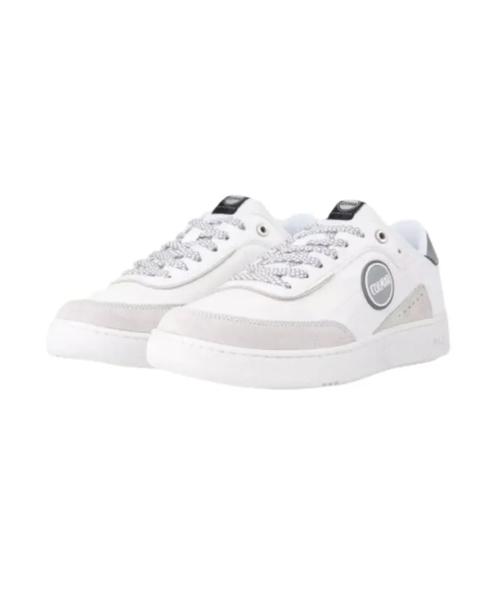 COLMAR Sneakers Uomo Foley Phantom P-ET Scarpe Pelle Bianche Lucente 069 WHITE