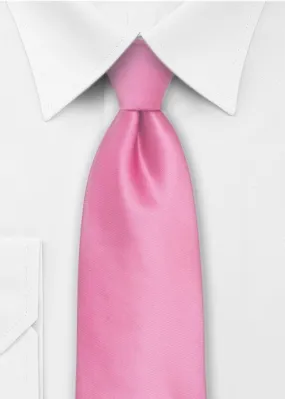 Cravatta elegante da ragazzo in rosa scuro