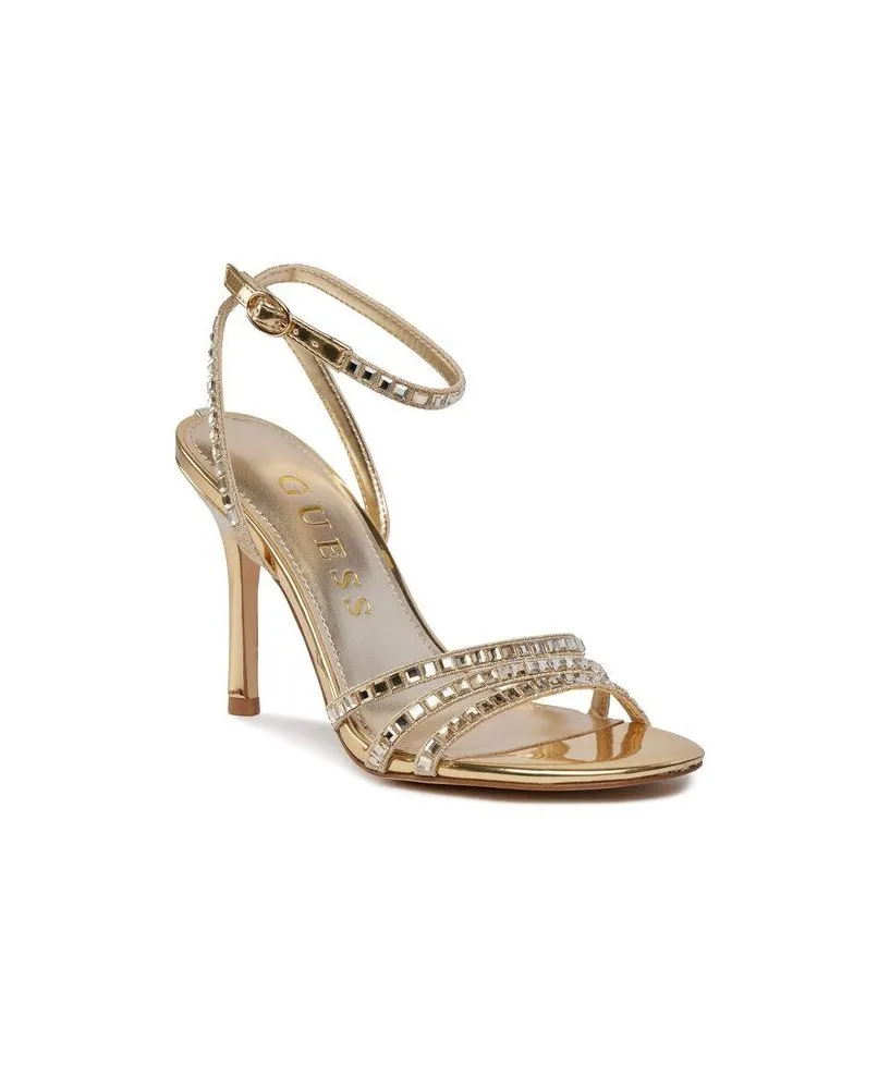 GUESS FLPDI2FAP03 sandali eleganti scarpe tacco cerimonia oro