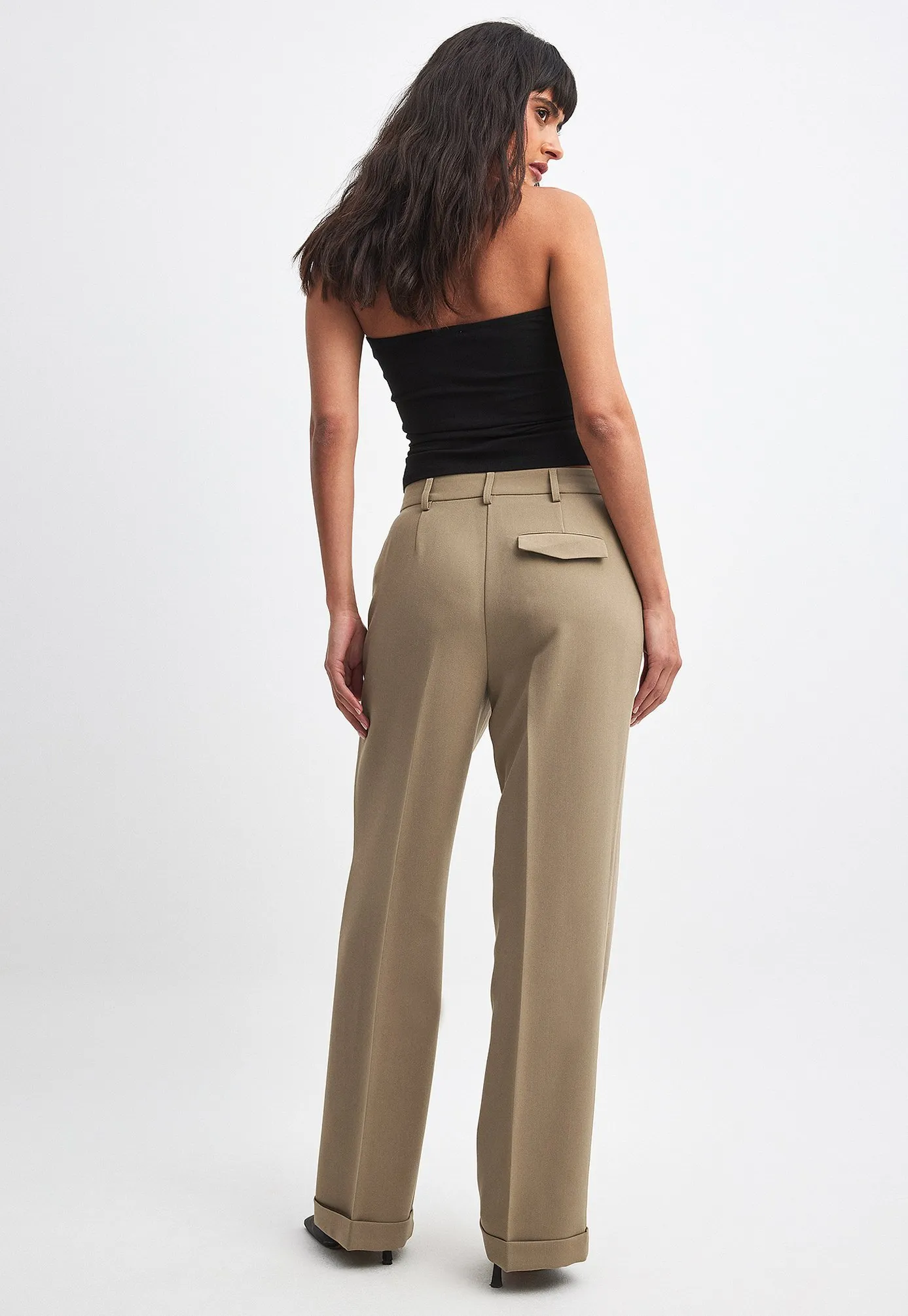 MIT MITTELHOHER TAILLE - Pantaloni
