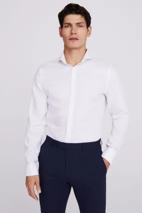 MOSS Vestibilità attillata / Slim - Camicia no-stiro Oxford con polsino doppio