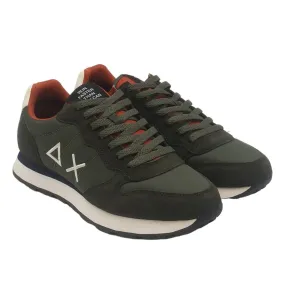 Sneaker uomo Z43101 Tom solid nylon militare scuro