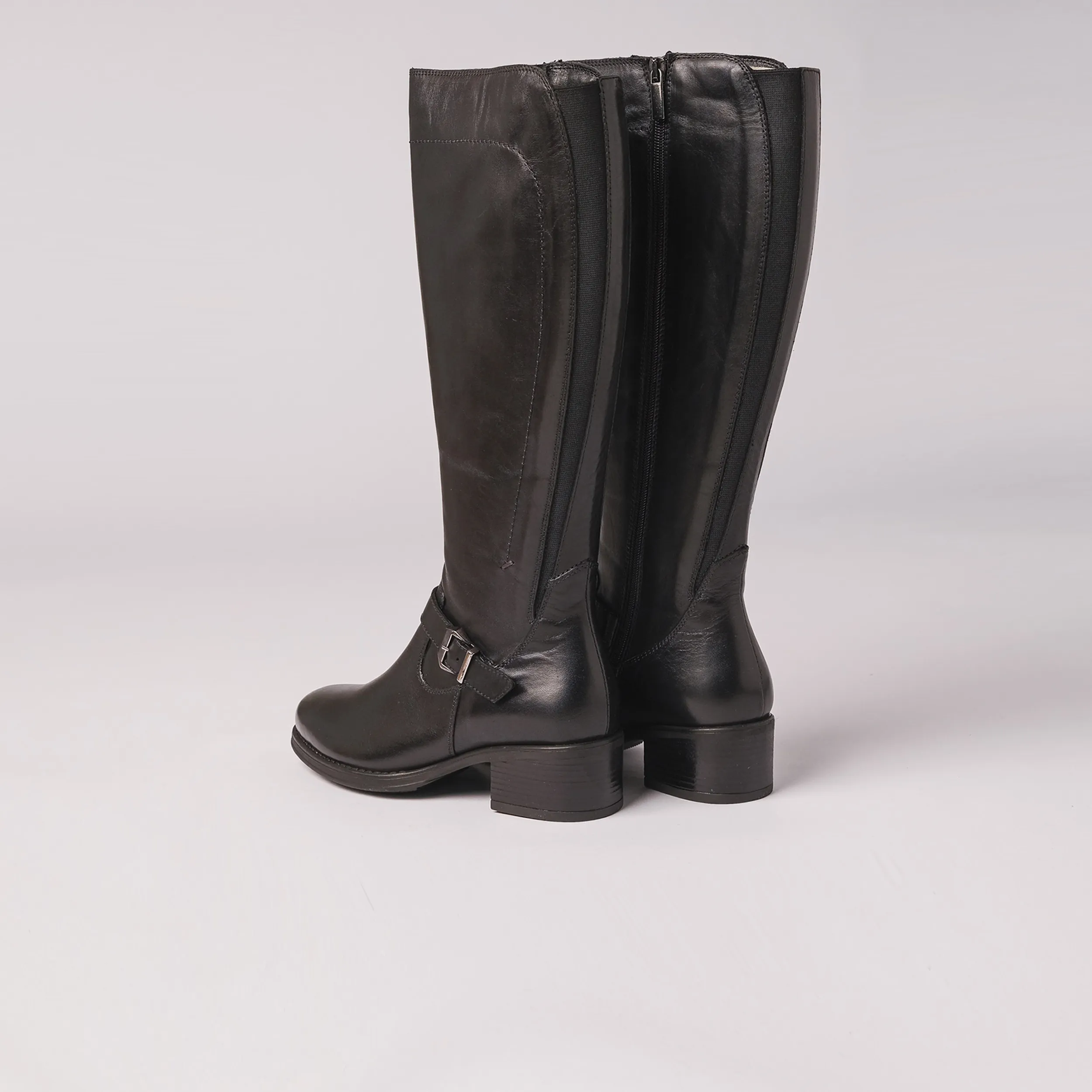 Stivale in Pelle Nero